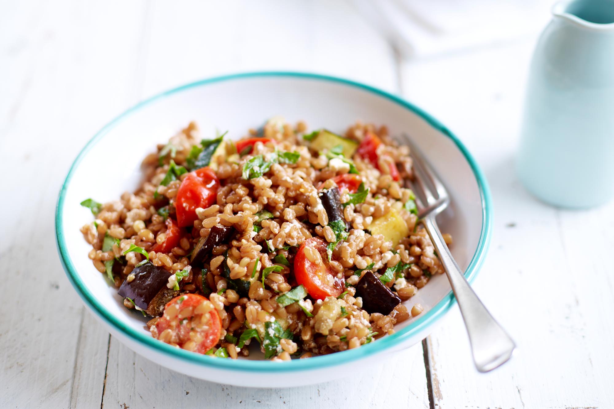 byron bay nutritionist chrissy freer warm spelt salad