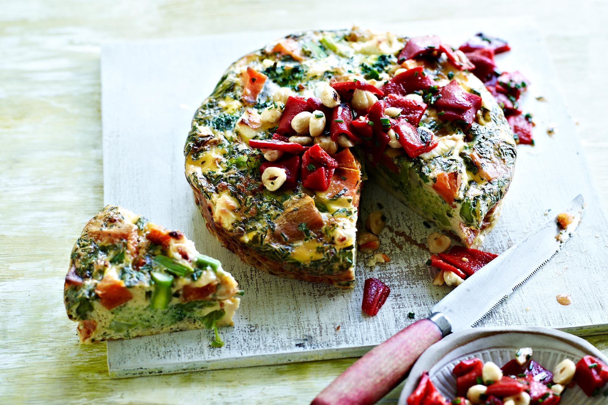 chrissy freer byron bay nutritionist goats cheese fritata